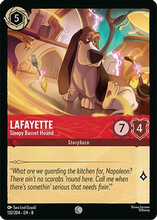 Image of Lafayette - Sleepy Basset Hound (132/204) [Reign of Jafar]