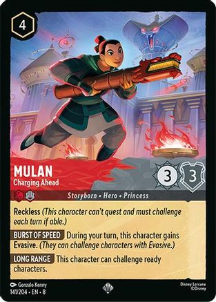 Image of Mulan - Charging Ahead (141/204) [Reign of Jafar]