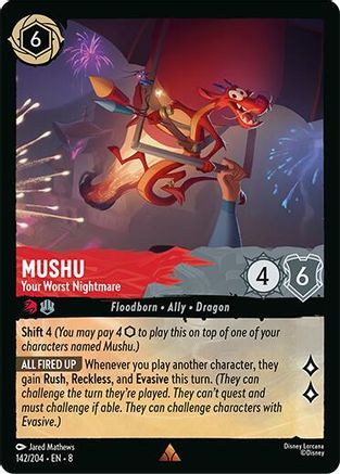 Image of Mushu - Your Worst Nightmare (142/204) [Reign of Jafar]