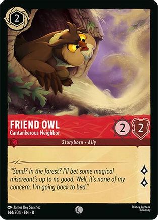 Image of Friend Owl - Cantankerous Neighbor (144/204) [Reign of Jafar]