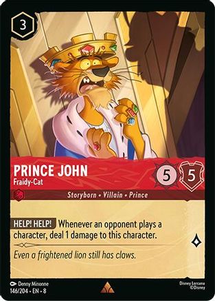 Image of Prince John - Fraidy-Cat (146/204) [Reign of Jafar]