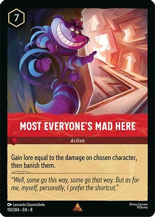 Image of Most Everyone's Mad Here (151/204) [Reign of Jafar]