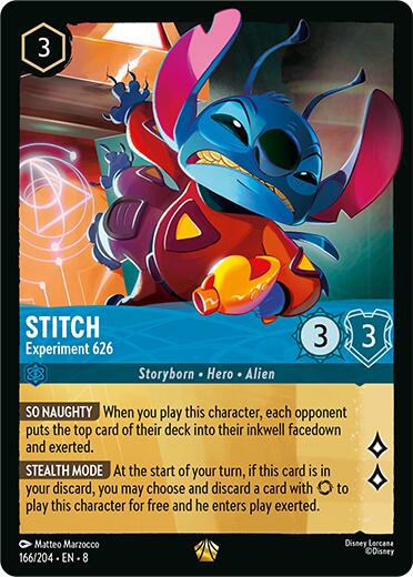 Image of Stitch - Experiment 626 (166/204) [Reign of Jafar]