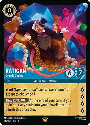 Image of Ratigan - Greedy Genius (167/204) [Reign of Jafar]
