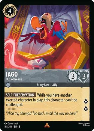 Image of Iago - Out of Reach (195/204) [Reign of Jafar]