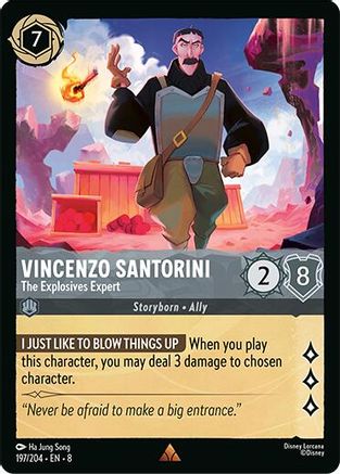 Image of Vincenzo Santorini - The Explosives Expert (197/204) [Reign of Jafar]