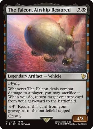 Image of The Falcon, Airship Restored [FINAL FANTASY Commander]