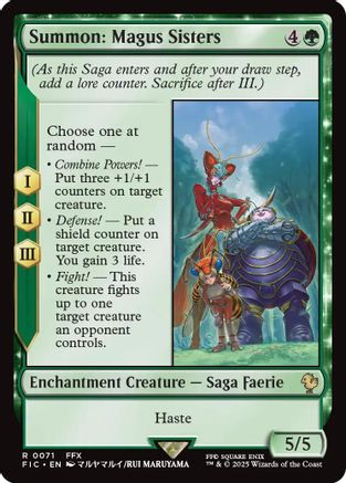 Image of Summon: Magus Sisters [FINAL FANTASY Commander]