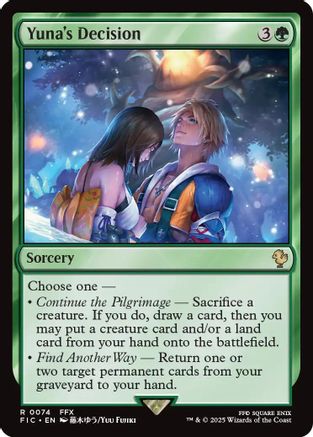 Image of Yuna's Decision [FINAL FANTASY Commander]
