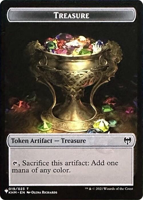 Image of Treasure // Egg Double-Sided Token [Secret Lair Drop Series]