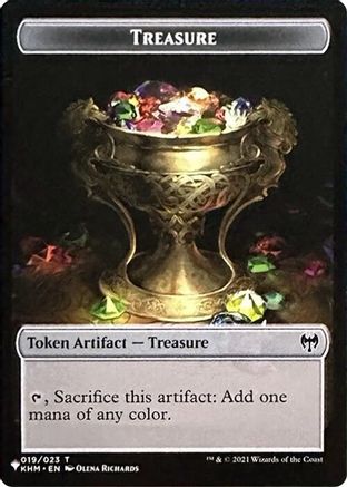 Image of Treasure // Egg Double-Sided Token [Secret Lair Drop Series]