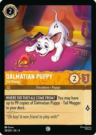 Image of Dalmatian Puppy - Tail Wagger (38/204) [Reign of Jafar]