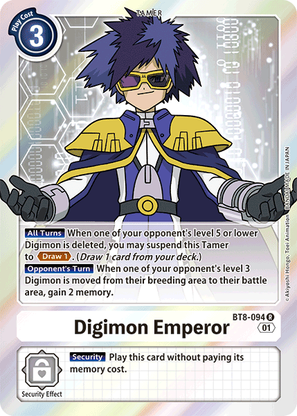 Image of Digimon Emperor [BT8-094] [New Awakening]