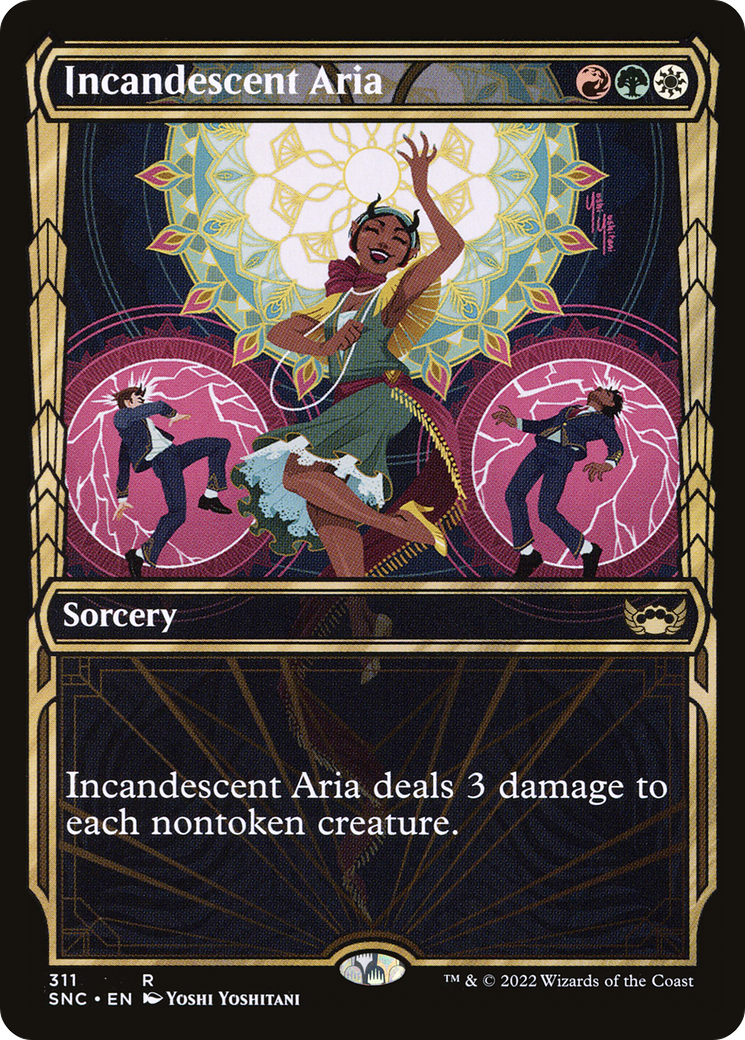 Image of Incandescent Aria (Showcase Golden Age) [Streets of New Capenna]