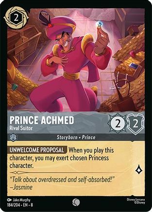 Image of Prince Achmed - Rival Suitor (184/204) [Reign of Jafar]