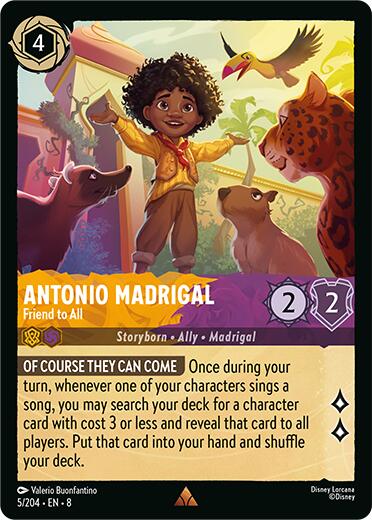 Image of Antonio Madrigal - Friend to All (5/204) [Reign of Jafar]