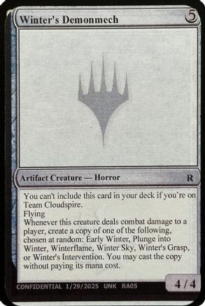 Image of Winter's Demonmech [Unknown Event]