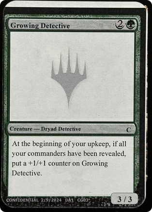 Image of Growing Detective [Unknown Event]