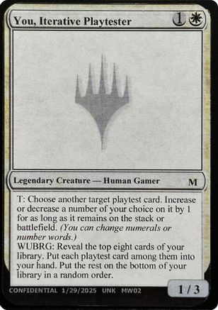 Image of You, Iterative Playtester [Unknown Event]