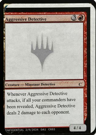 Image of Aggressive Detective [Unknown Event]