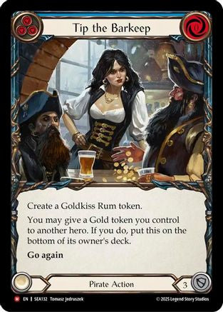 Image of Tip the Barkeep [SEA132] (High Seas)  Rainbow Foil