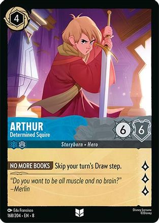Image of Arthur - Determined Squire (168/204) [Reign of Jafar]