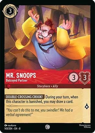 Image of Mr. Snoops - Betrayed Partner (143/204) [Reign of Jafar]