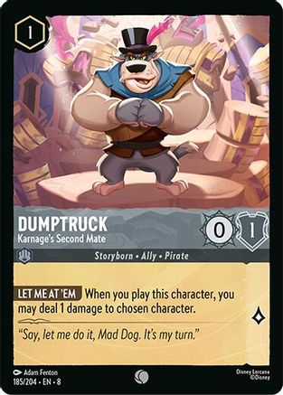 Image of Dumptruck - Karage's Second Mate (185/204) [Reign of Jafar]
