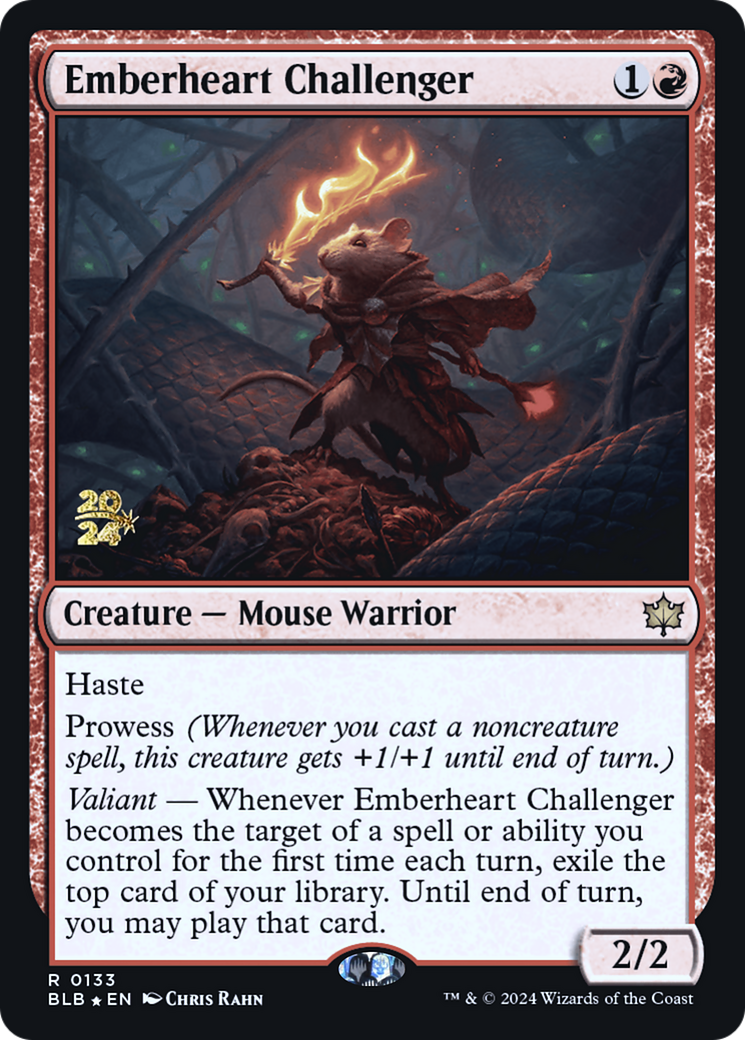 Image of Emberheart Challenger [Bloomburrow Prerelease Promos]