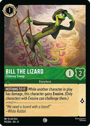 Image of Bill the Lizard - Chimney Sweep (90/204) [Reign of Jafar]