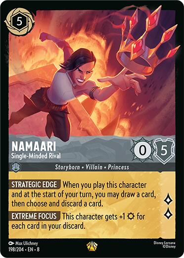 Image of Namaari - Single-Minded Rival (198/204) [Reign of Jafar]