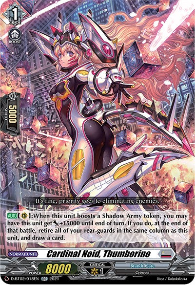 Image of Cardinal Noid, Thumborino (D-BT02/018EN) [A Brush with the Legends]