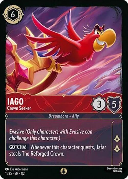 Image of Iago - Crown Seeker (11/35) [Illumineer's Quest: Deep Trouble]