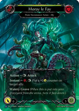 Image of Moray le Fay (Marvel) [SEA051] (High Seas)  Cold Foil