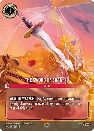Image of The Sword of Shan Yu (Enchanted) (219/204) [Reign of Jafar]