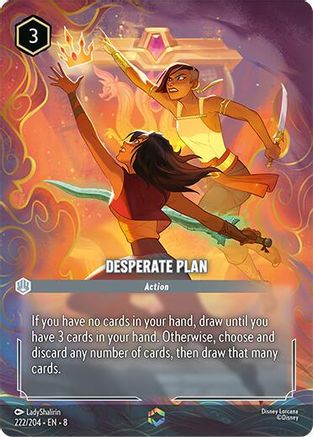 Image of Desperate Plan (Enchanted) (222/204) [Reign of Jafar]