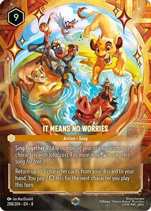 Image of It Means No Worries (Enchanted) (208/204) [Reign of Jafar]