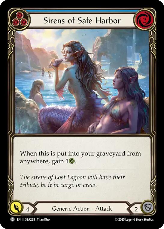 Image of Sirens of Safe Harbor (Blue) [SEA228] (High Seas)