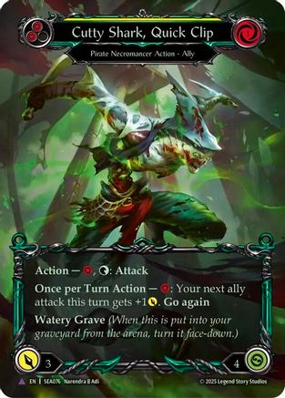 Image of Cutty Shark, Quick Clip (Marvel) [SEA076] (High Seas)  Cold Foil
