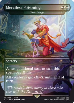 Image of Merciless Poisoning - Toxic Deluge (Rainbow Foil) [Secret Lair Drop Series]