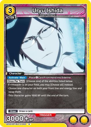 Image of Uryu Ishida (UEX01BT/BLC-2-002) - UEX01BT BLEACH ThousandYear Blood War Vol2 Foil