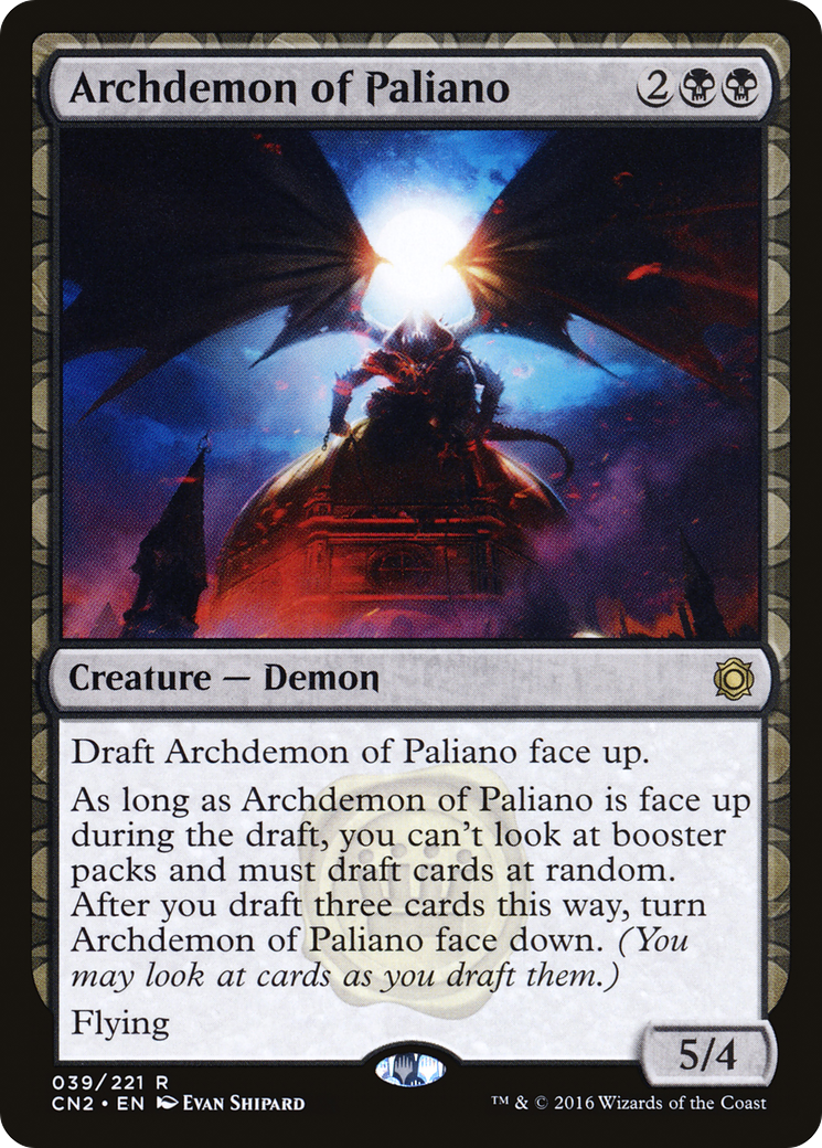 Image of Archdemon of Paliano [Conspiracy: Take the Crown]