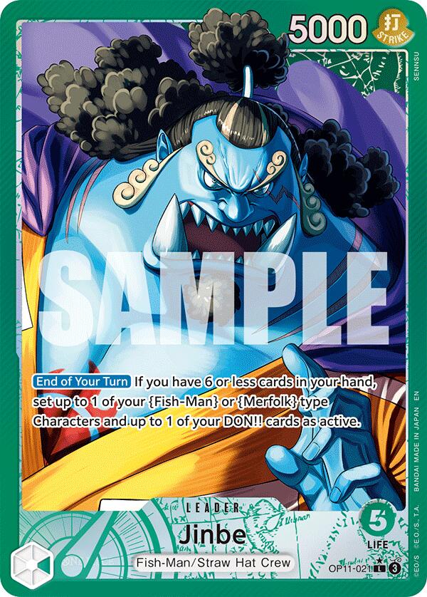 Image of Jinbe (021) (Alternate Art) [A Fist of Divine Speed]