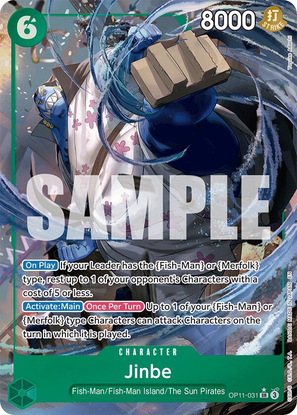 Image of Jinbe (031) (Alternate Art) [A Fist of Divine Speed]