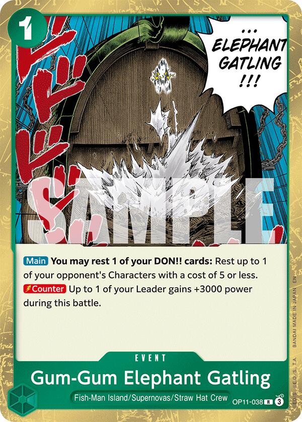 Image of Gum-Gum Elephant Gatling [A Fist of Divine Speed]