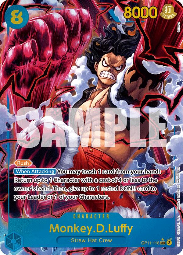 Image of Monkey.D.Luffy (118) (Alternate Art) [A Fist of Divine Speed]