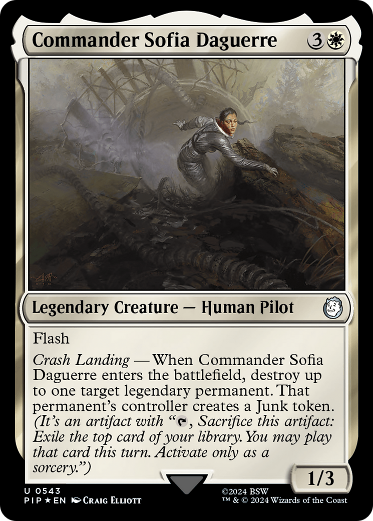 Image of Commander Sofia Daguerre (Surge Foil) [Fallout]