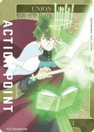 Image of Action Point Card (AP02) (UE08BT/BCV-1-AP02) - UE08BT Black Clover Foil