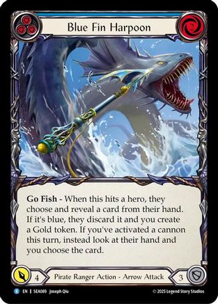 Image of Blue Fin Harpoon [SEA089] (High Seas)  Rainbow Foil