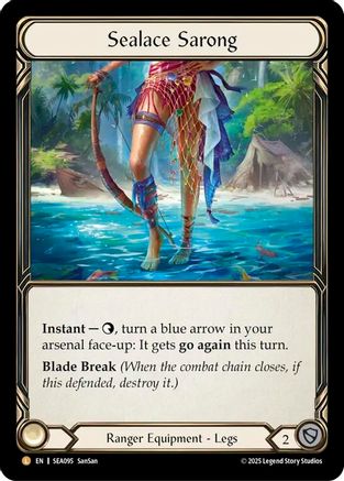 Image of Sealace Sarong [SEA095] (High Seas)  Rainbow Foil